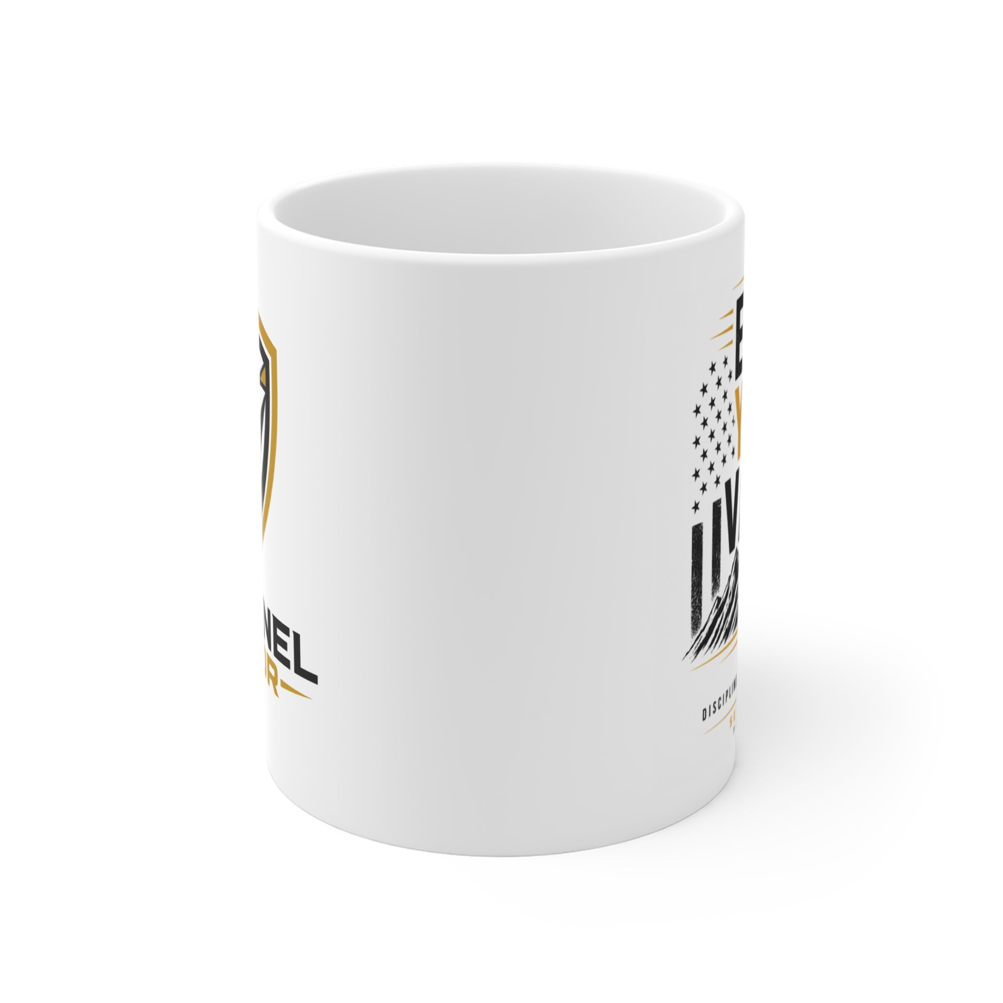 Sentinel Valor Shield Mug | 11 oz Ceramic Coffee Mug