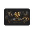 Sentinel Valor Gaming Desk Mat – Tactical Shield Logo Mouse Pad