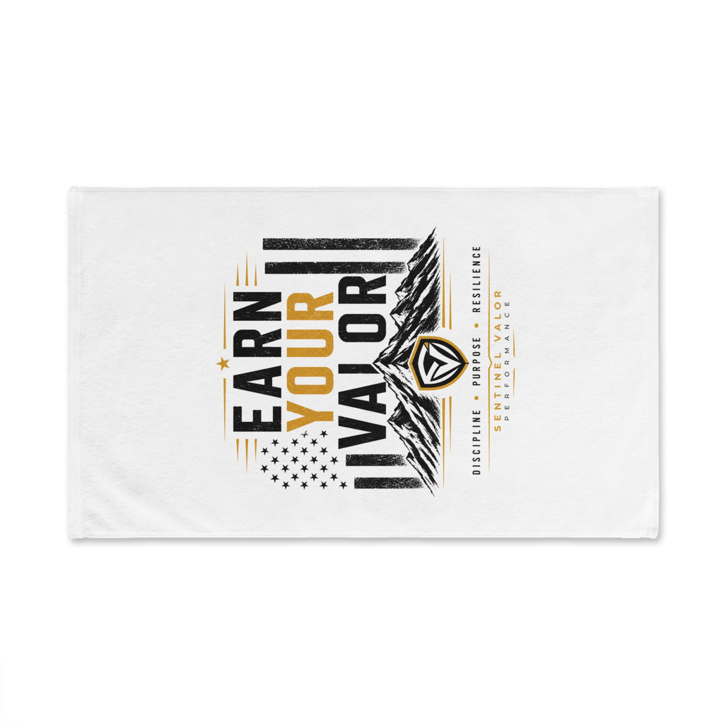Earn Your Valor Gym Towel | 28” x 16” Hand Towel
